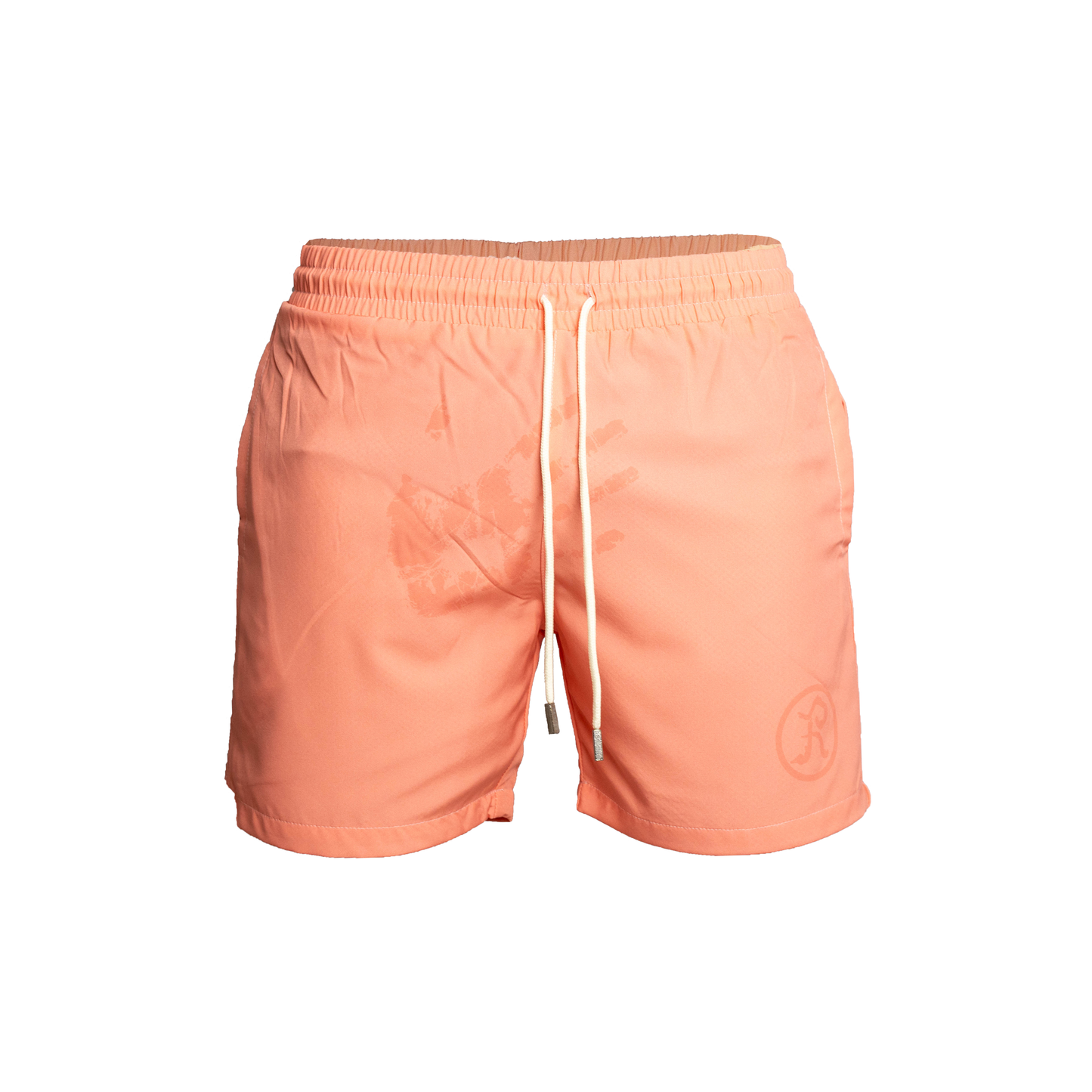 Peach Handprint Swimming Shorts