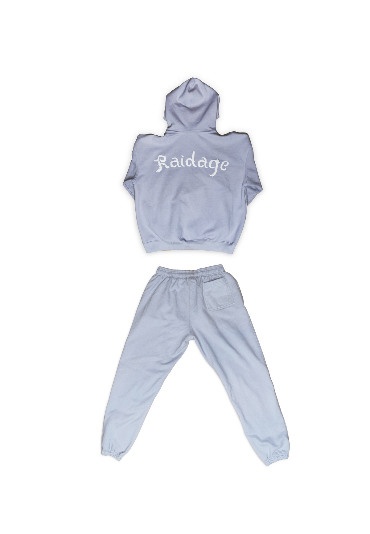 Men Handprint Tracksuit- Grey