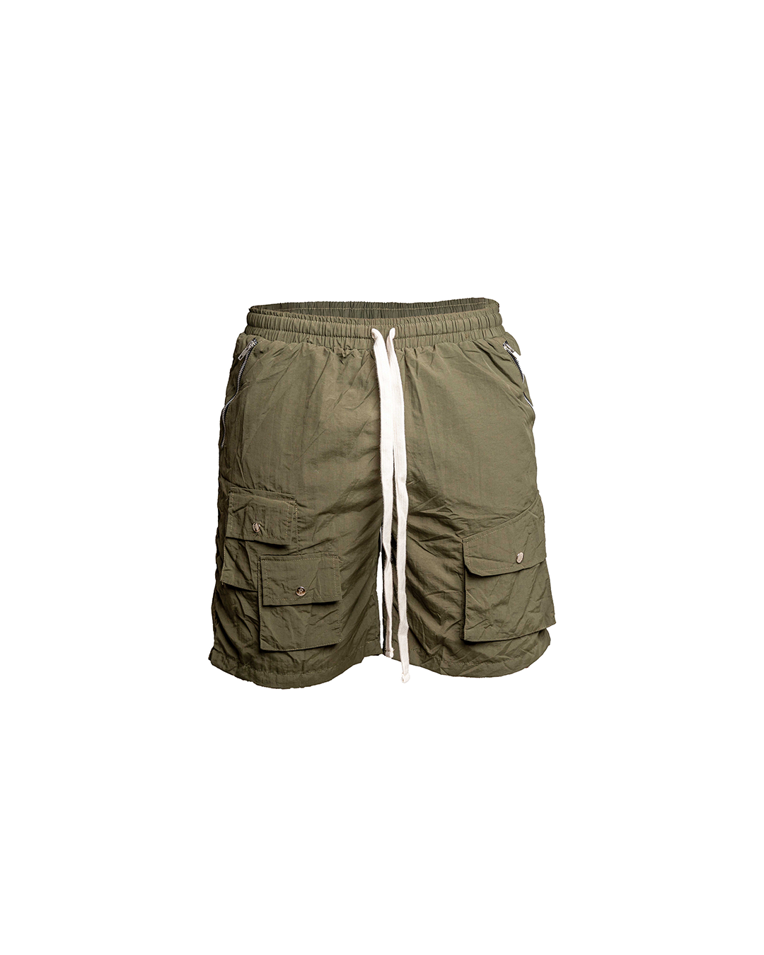 Olive Cargo Shorts