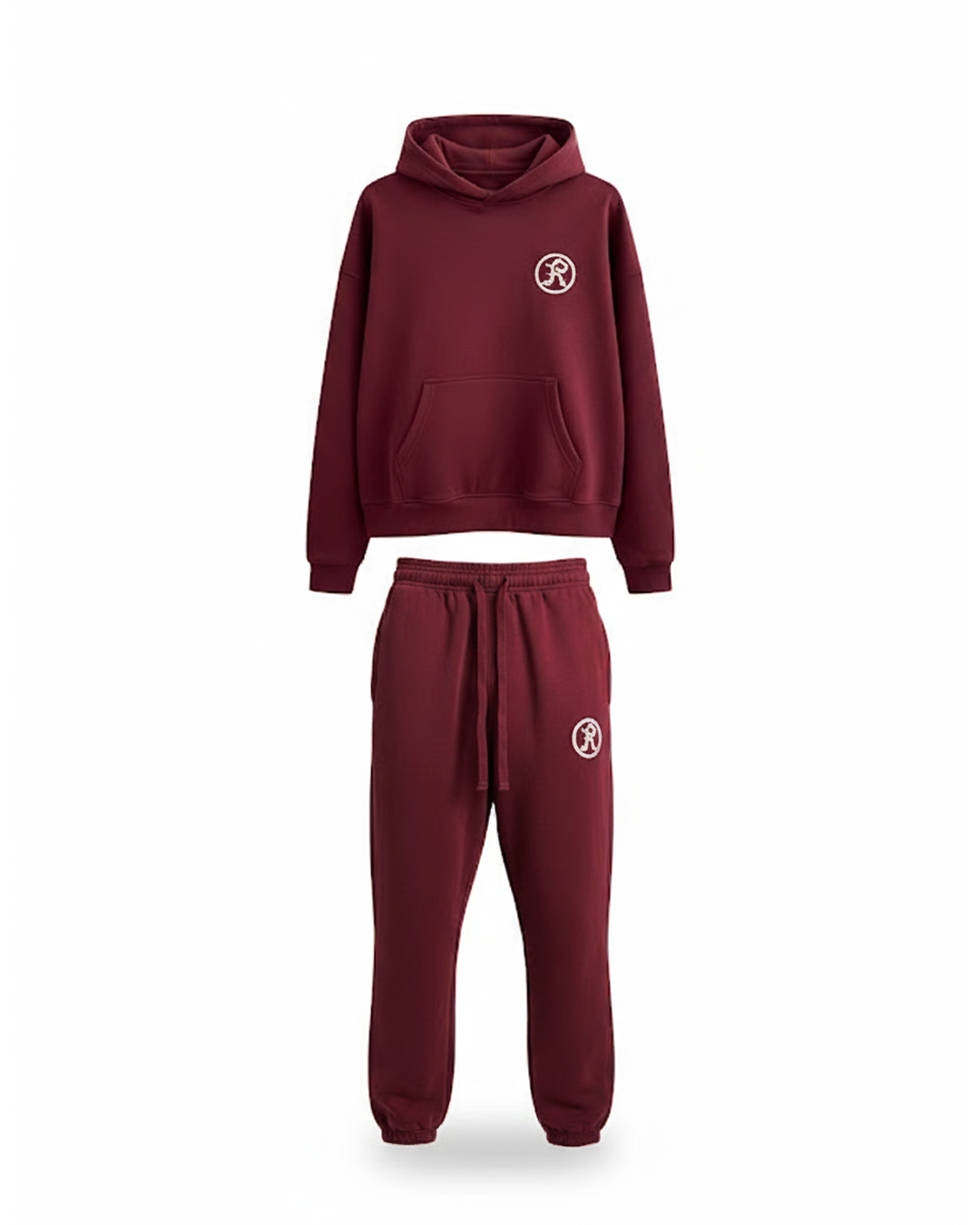 Woman Handprint Tracksuit - Cherry