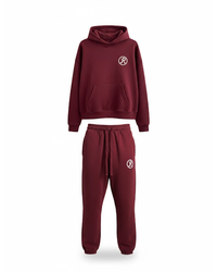 Woman Handprint Tracksuit - Cherry