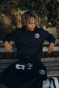 Men Handprint Tracksuit - Navy