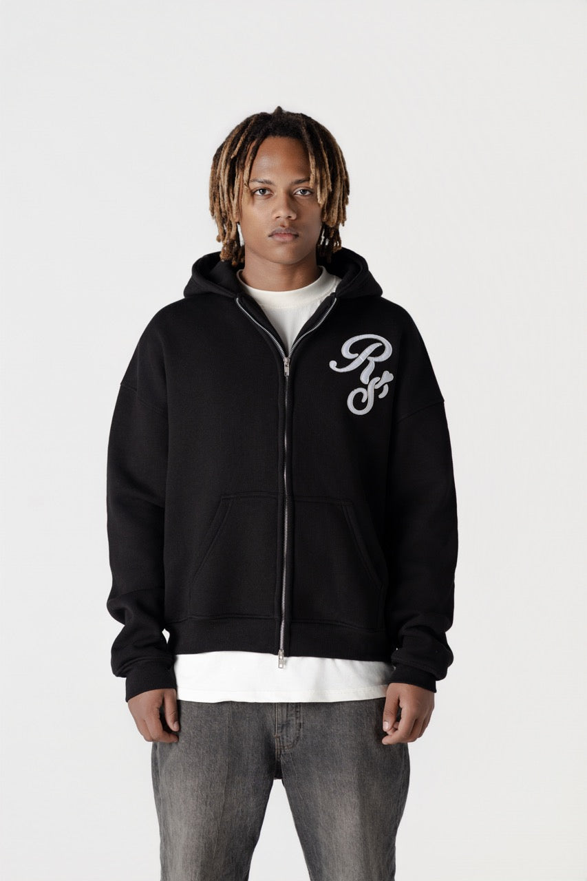 RS Zip Hoodie - Black – Raidage Studios