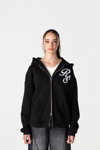 RS Zip Hoodie - Black