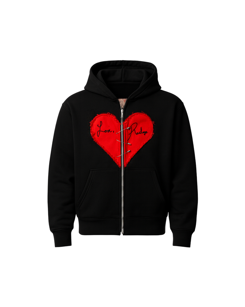 Heart Zip Up