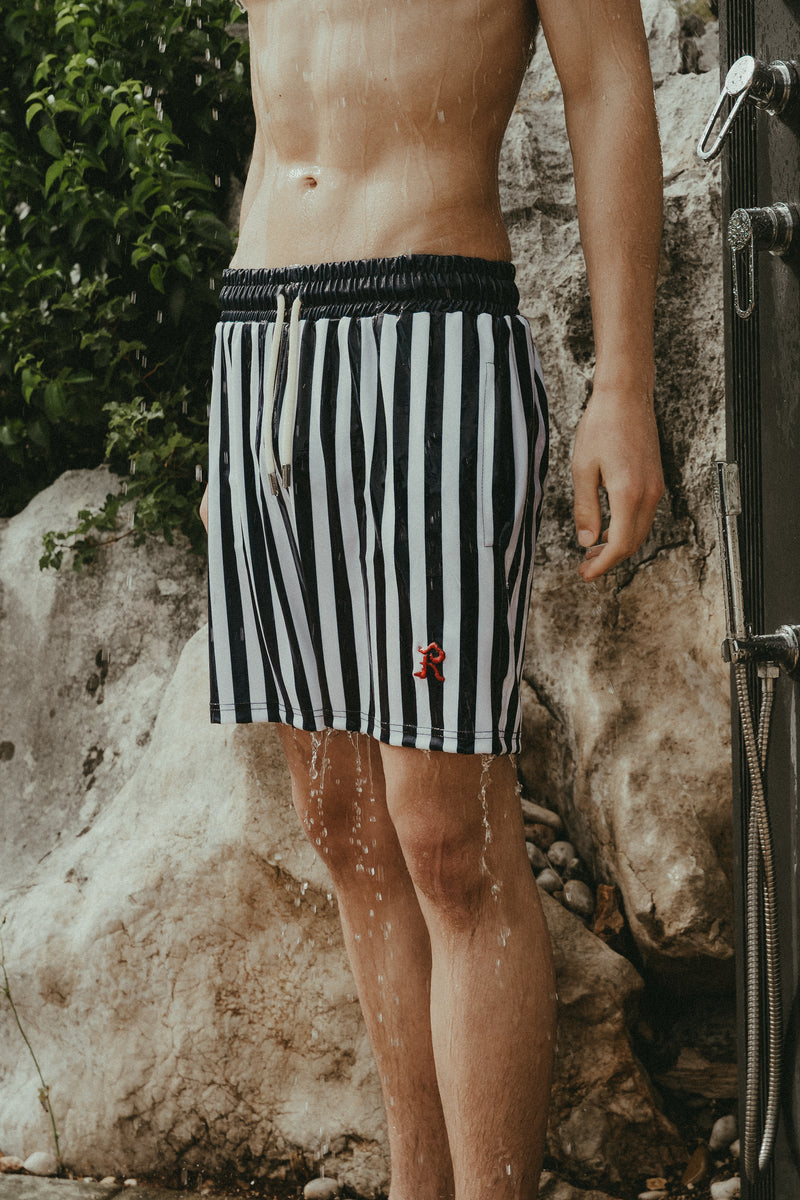 Striped Swimming Shorts