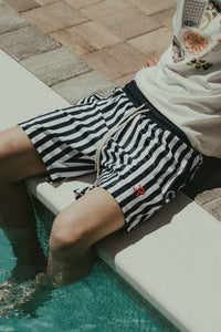 Striped Swimming Shorts