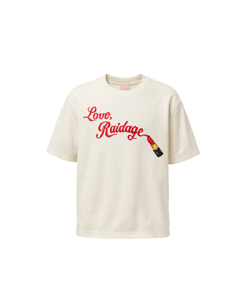 Lipstick Tee - White