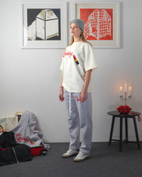 Lipstick Tee - White