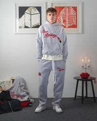 Lipstick Embroidered Tracksuit