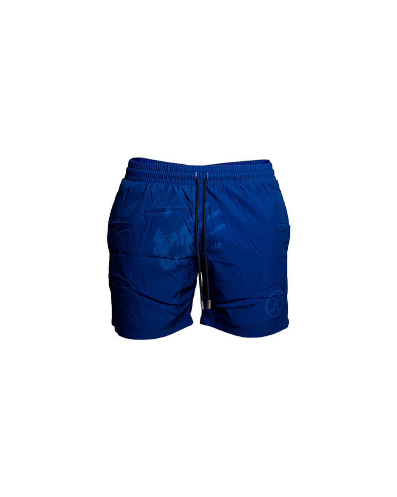 Navy Handprint Swimming Shorts