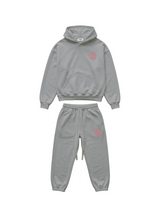 Handprint Tracksuit - Gray & Pink